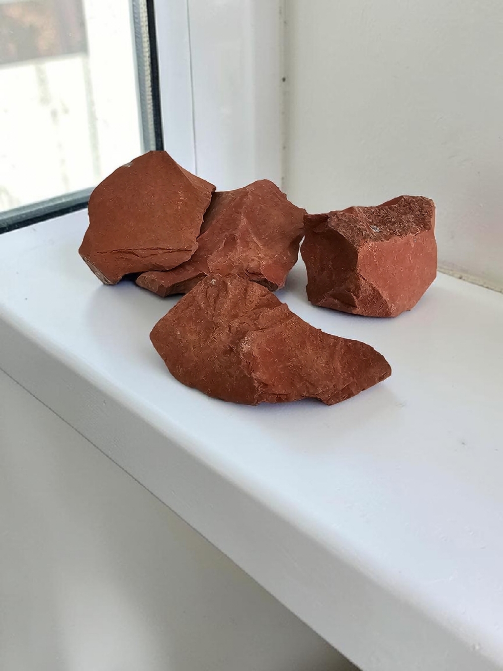 Natural Red Jasper Decorative Stones - Rustic Home Accent